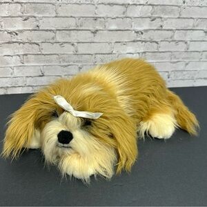 Dakin Shih-Tzu Plush Puppy Dog Lifelike Lou Rankin Collection 14" Stuffed Animal